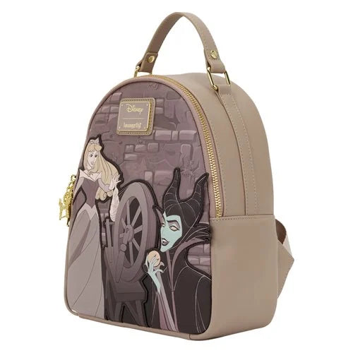 Sleeping Beauty Spinning Wheel Mini-Backpack