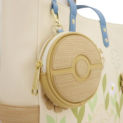 Pokemon Floral Tote Bag with Coin Bag