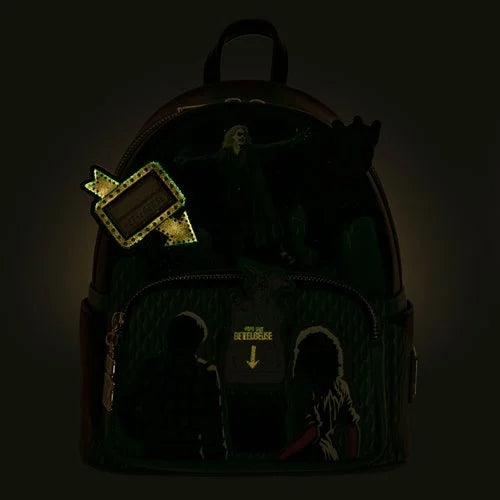 Loungefly Beetlejuice Graveyard Glow-in-the-Dark Mini-Backpack