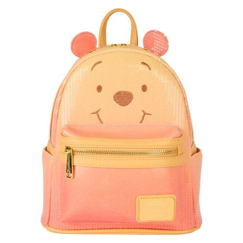 Winnie The Pooh Sequin Glitter Mini-Backpack