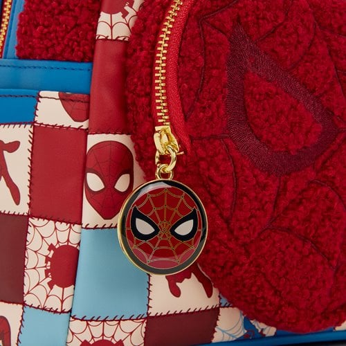 Spider-Man Sherpa Heart Mini-Backpack