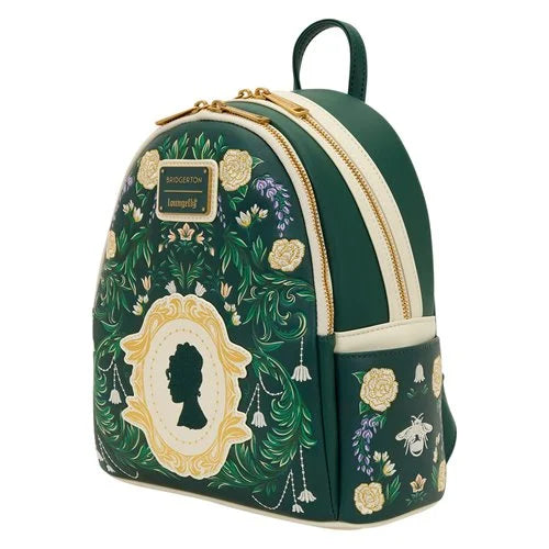 Bridgerton Silhouette Floral Mini-Backpack