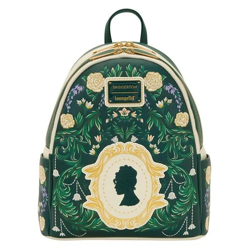 Bridgerton Silhouette Floral Mini-Backpack