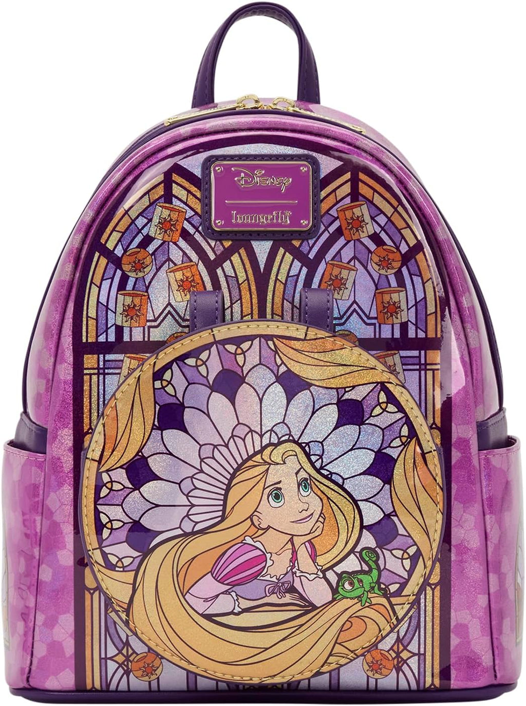 Loungefly Disney Stained Glass: Rapunzel Mini-Backpack, Amazon Exclusive