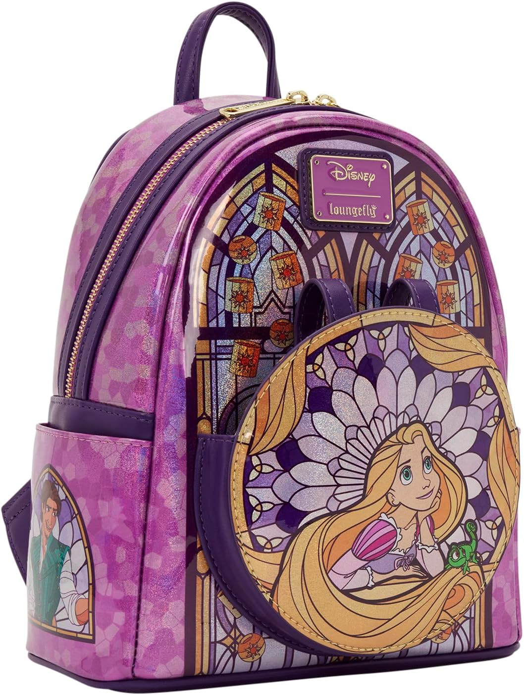 Loungefly Disney Stained Glass: Rapunzel Mini-Backpack, Amazon Exclusive