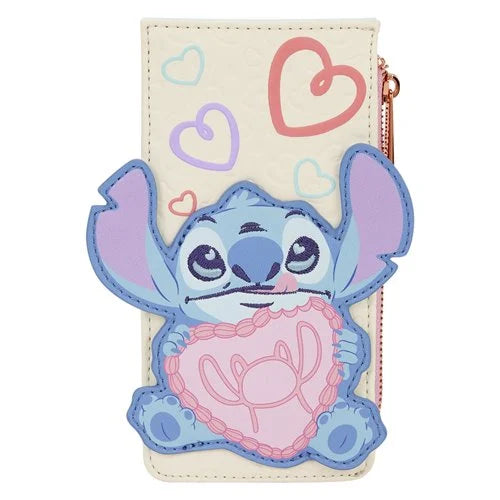 Lilo & Stitch Be Mine Vintage Cake Large Card Holder