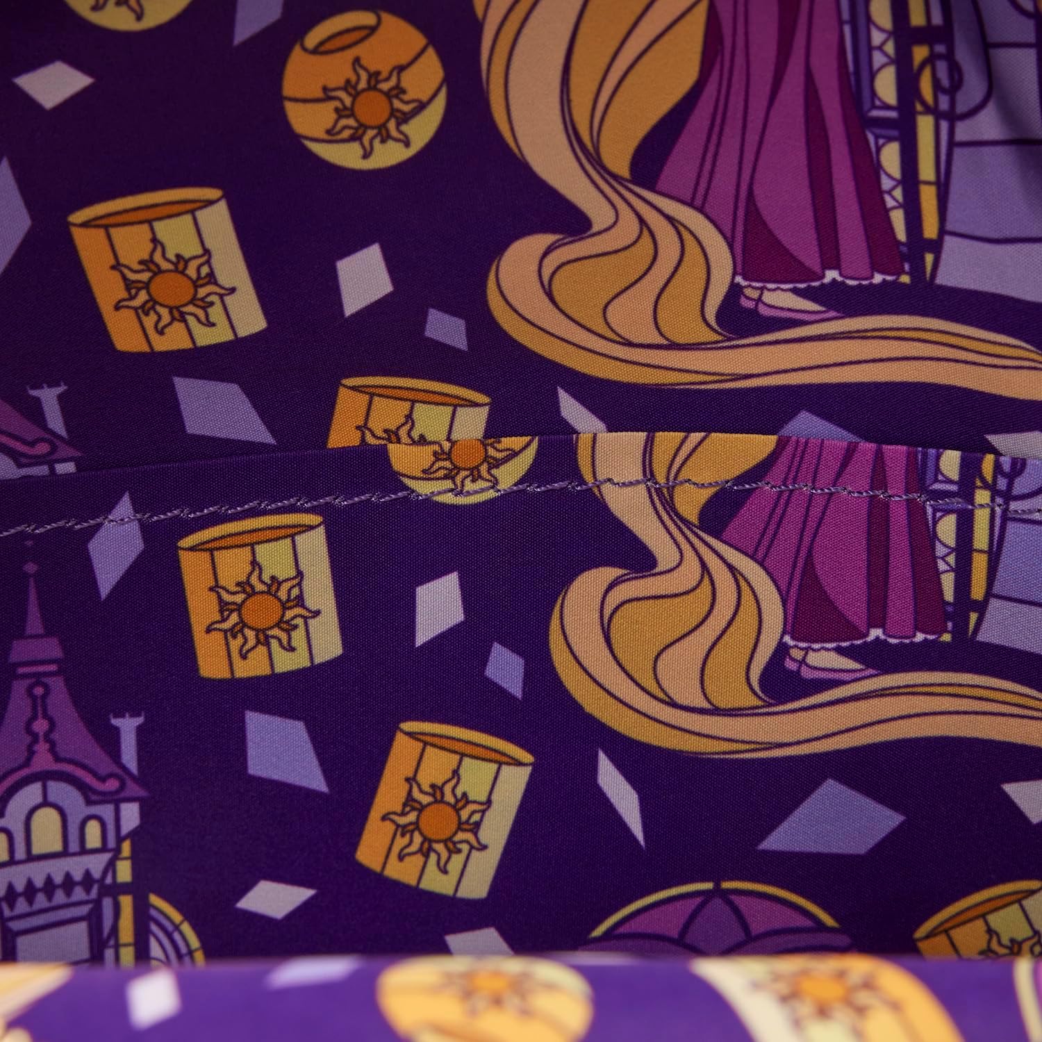 Loungefly Disney Stained Glass: Rapunzel Mini-Backpack, Amazon Exclusive
