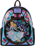 Loungefly Disney Princess Stained Glass: Sleeping Beauty Mini-Backpack, Amazon Exclusive