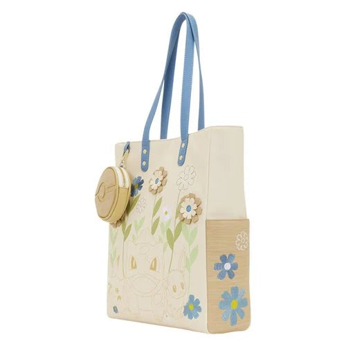 Pokemon Floral Tote Bag with Coin Bag