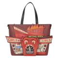 Beetlejuice Dante's Inferno Room Tote Crossbody Bag with Coin Bag