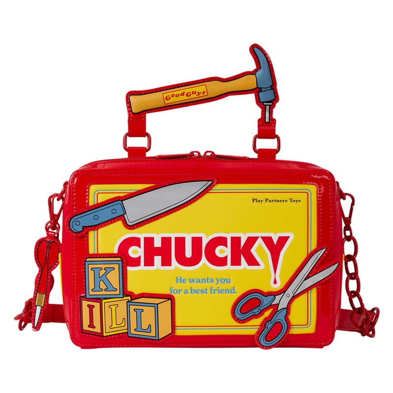CHUCKY
Chucky Good Guys Tool Chest Crossbody Bag