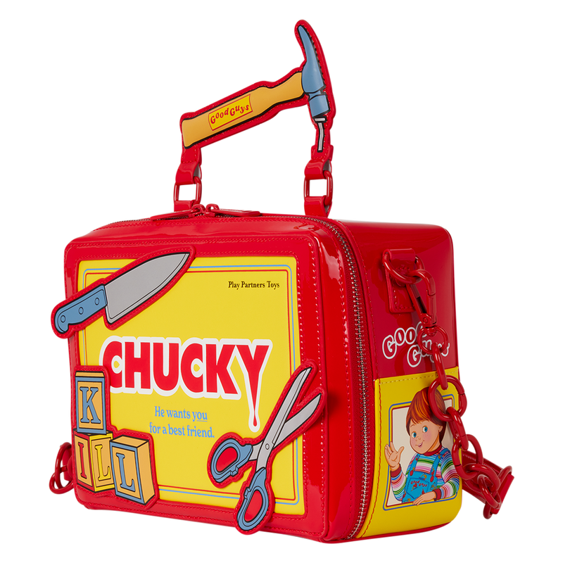 CHUCKY
Chucky Good Guys Tool Chest Crossbody Bag