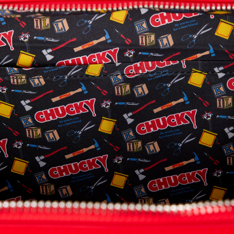 CHUCKY
Chucky Good Guys Tool Chest Crossbody Bag