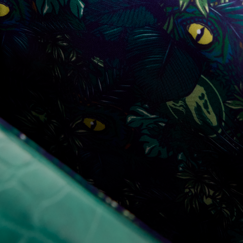Jurassic World Jungle Velociraptor Glow Crossbody Bag