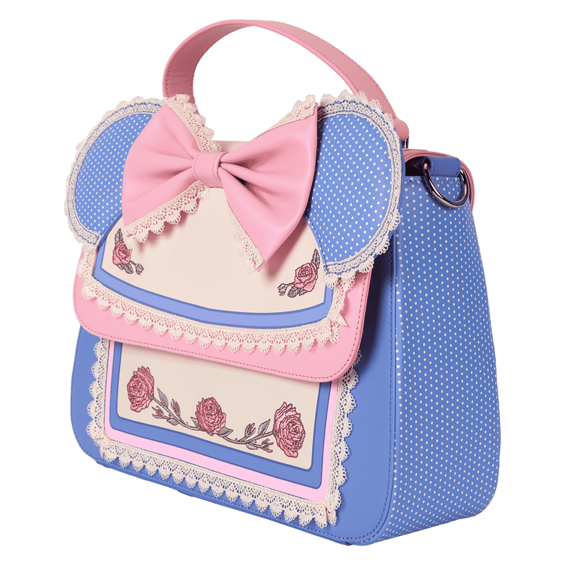 Minnie Mouse Floral and Lace Crossbody Bag
