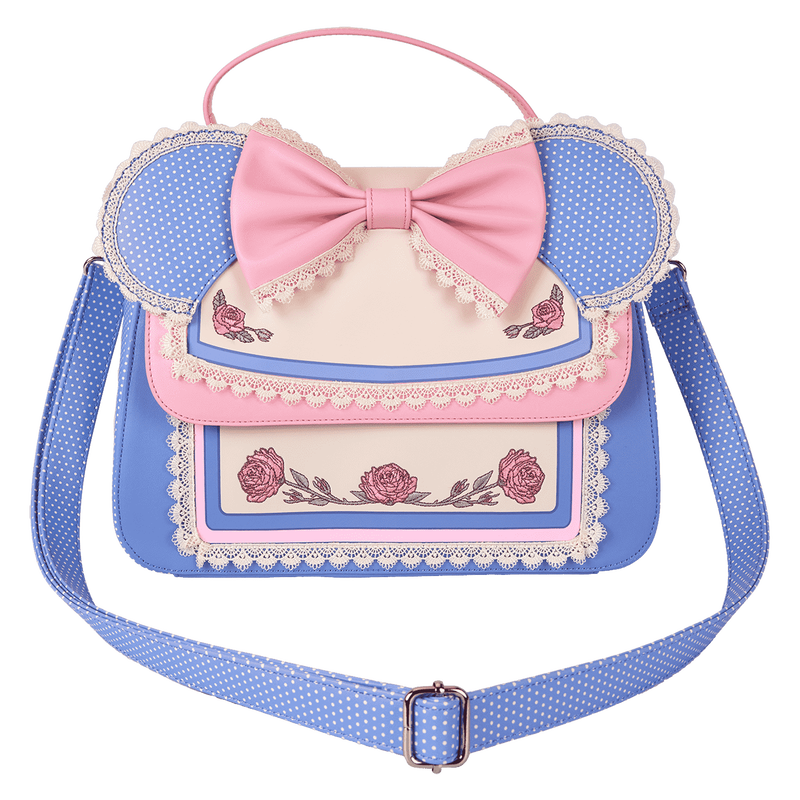 Minnie Mouse Floral and Lace Crossbody Bag