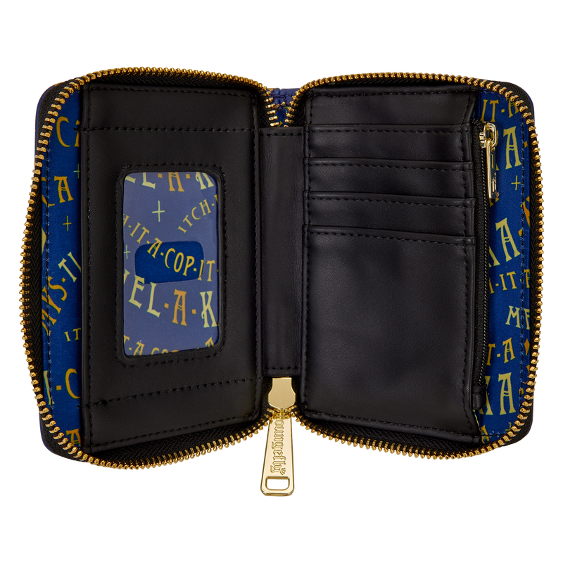 Hocus Pocus Sanderson Sisters Night Sky Zip Around Wallet