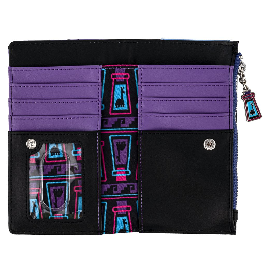 LOUNGEFLY DISNEY EMPEROR'S NEW GROOVE YZMA COSPLAY WALLET