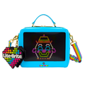 Lite-Brite Lenticular Glow Crossbody Bag with Coin Bag