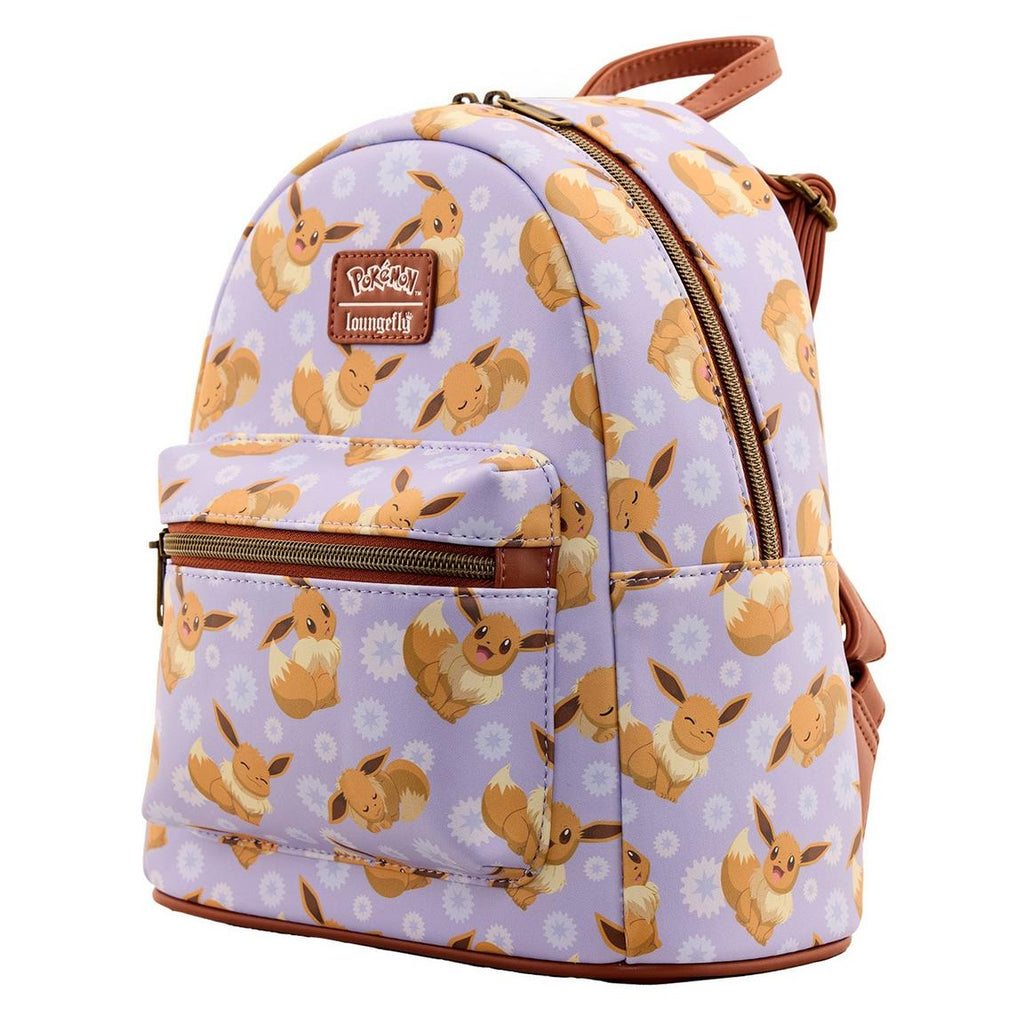 Loungefly Pokemon Eevee Floral Mini Backpack