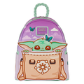 The Mandalorian Grogu Butterfly Mini Backpack