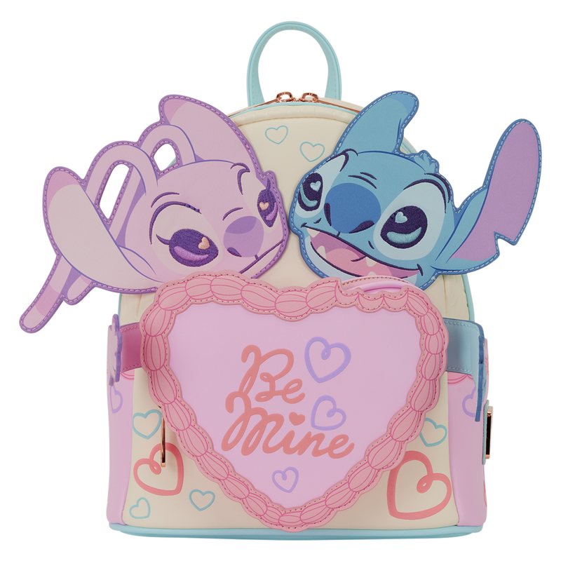 Stitch & Angel Be Mine Mini Backpack