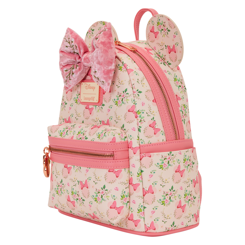 Minnie Mouse Floral All-Over Print Mini Backpack