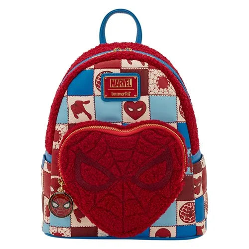 Spider-Man Sherpa Heart Mini-Backpack