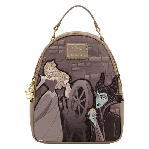 Sleeping Beauty Spinning Wheel Mini-Backpack