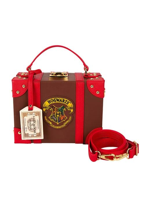 Loungefly Hogwarts Express Luggage Crossbody Bag